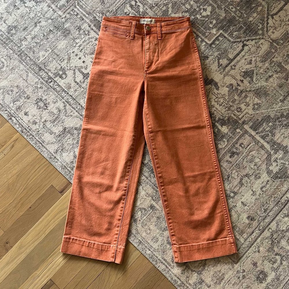 Madewell Slim Leg Emmett Pants Salmon Color Womens 25